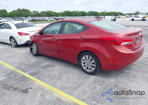 2013 Hyundai Elantra Gls from USA, damaged, VIN KMHDH4AE9DU560170